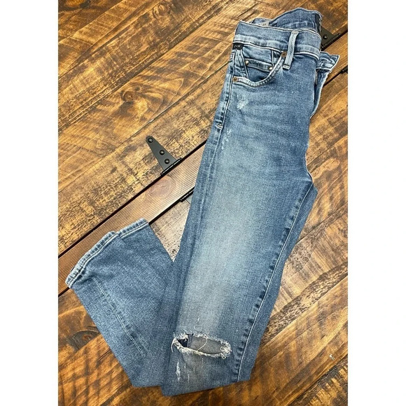 Citizens of Humanity Denim - Citizens of Humanity Women Rocket Crop High Rise Skinny Jeans Size 24